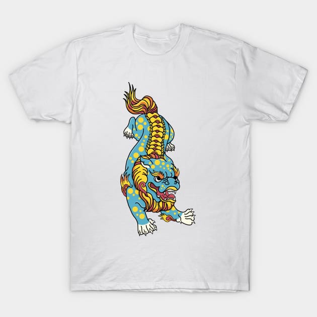 Foo Dog T-Shirt by Tanisha Vidale